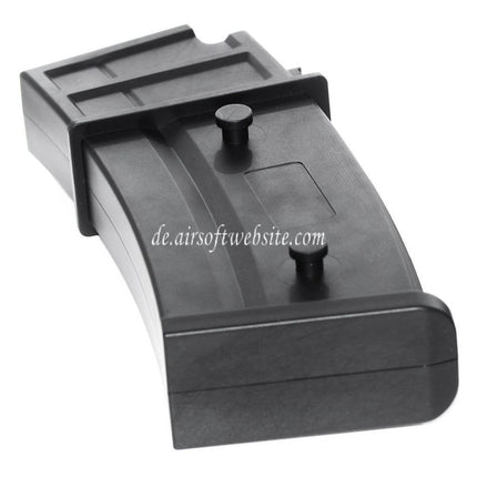 AIRSOFT WEBSITE 140rd Mid-Cap Magazin Geeignet für G36 Serie AEG Gewehre Schwarz