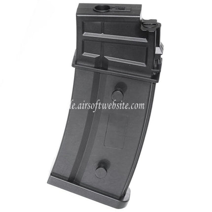 AIRSOFT WEBSITE 140rd Mid-Cap Magazin Geeignet für G36 Serie AEG Gewehre Schwarz