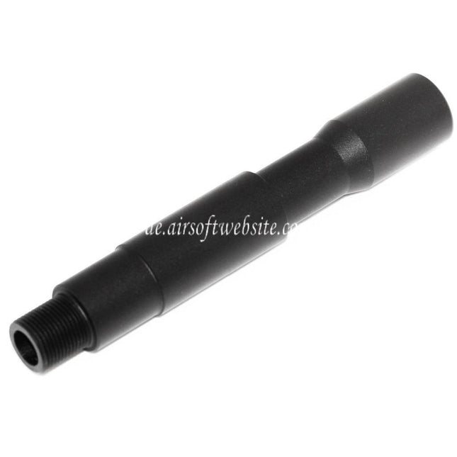 Airsoft Website 4.25/4.75 Zoll Aluminium CQB Äußeres Lauf verlängerungsrohr Geeignet für -14mm CCW Gegen den Uhrzeigersinn AEG GBB Gewehre Airsoft Schwarz