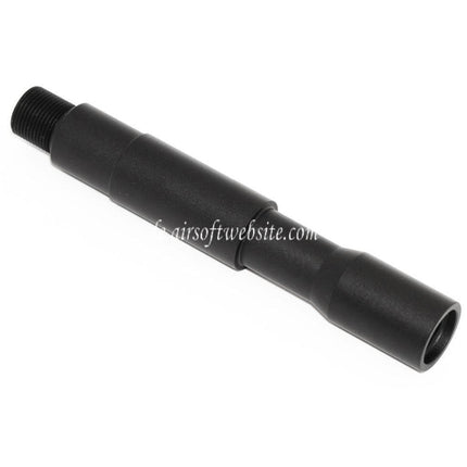 Airsoft Website 4.25/4.75 Zoll Aluminium CQB Äußeres Lauf verlängerungsrohr Geeignet für -14mm CCW Gegen den Uhrzeigersinn AEG GBB Gewehre Airsoft Schwarz