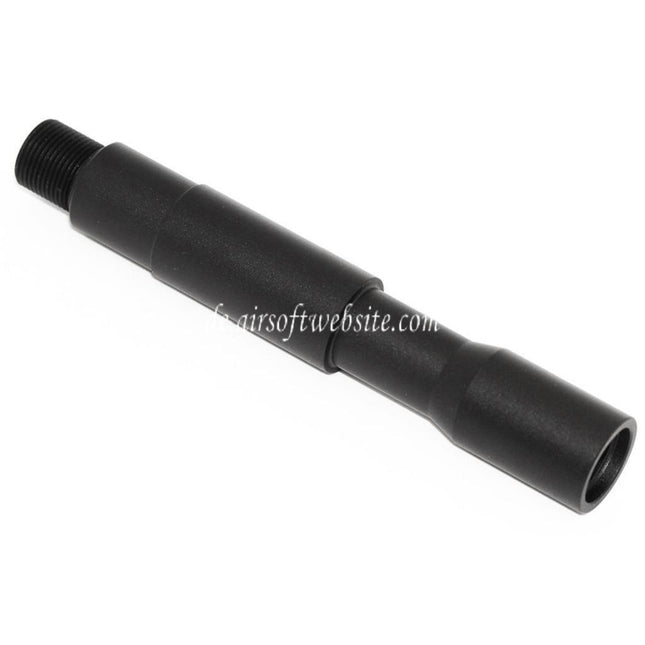 Airsoft Website 4.25/4.75 Zoll Aluminium CQB Äußeres Lauf verlängerungsrohr Geeignet für -14mm CCW Gegen den Uhrzeigersinn AEG GBB Gewehre Airsoft Schwarz
