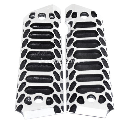 5KU CNC Cobra Stil Pistolen Griffabdeckung Geeignet für Tokyo Marui M1911 / M.E.U. / Army R27 R28 R29 Pistolen Airsoft