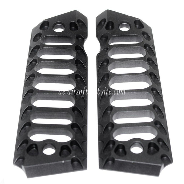 5KU CNC Cobra Skeleton Stil Pistolen Griffabdeckung Geeignet für Tokyo Marui M1911 / M.E.U. / Army R27 R28 R29 Pistolen Airsoft