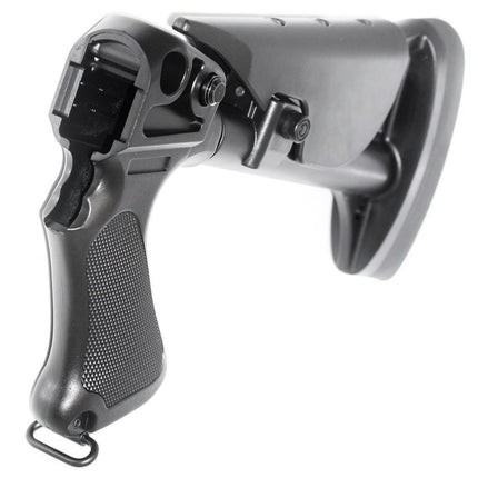 CYMA Einziehbarer Schaft mit Plastikgriff Geeignet für CYMA M870 Serie Schrotflinte Airsoft Schwarz