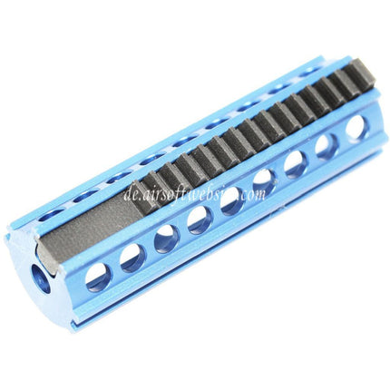 SHS CNC Aluminum 15 Stahl Zähnen Kolben  Geeignet für Systema PTW CTW DTW M4 Gewehre Airsoft