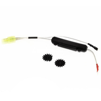 APS Schnellwechsel Federsystem Ambidextrous Silver Edge Extreme 8mm German Bearing V2 Version 2 Getriebe Geeignet für M4 M16 Serie AEG EBB Gewehre Airsoft Hinten verkabelt