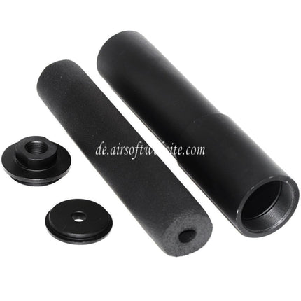 Airsoft Website 235mm Schalldämpfer Lauf Verlängerungsrohr Geeignet für WELL KSC HFC KWA Tokyo Marui M11 M11A1 GBB Gewehre