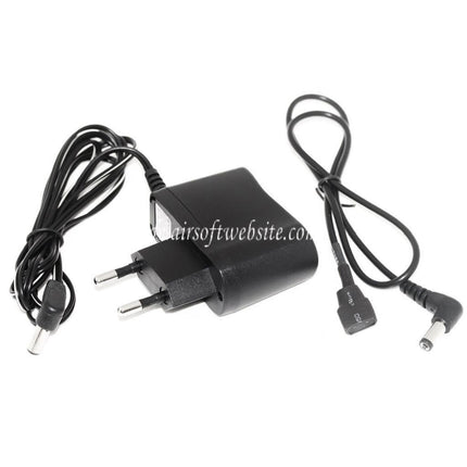 CYMA 2500rd Sheet Stahl Kabel und Soundsteuerung Elektrisch Trommelmagazin mit EU 220v Plug Charger Geeignet für AK Serie AEG Gewehre Airsoft Schwarz