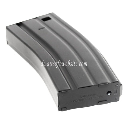 King Arms 68rd Mid-Cap Magazin Geeignet für M4 M16 Serie AEG Gewehre Airsoft Schwarz