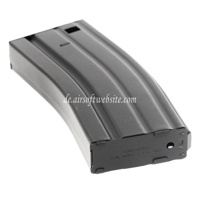 King Arms 68rd Mid-Cap Magazin Geeignet für M4 M16 Serie AEG Gewehre Airsoft Schwarz