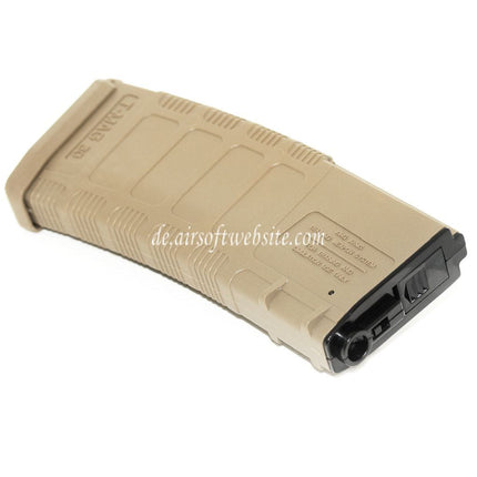 King Arms 370rd TWS T-MAG Hi-Cap Magazin Geeignet für M4 M16 Serie AEG Gewehre Airsoft