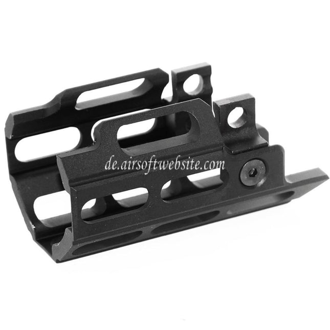 Airsoft Website 77mm M-LOK Handschutz Schienen System Geeignet für WELL Tokyo Marui MP5K AEG GBB SMG Gewehre Schwarz