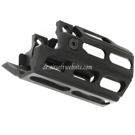 Airsoft Website 77mm M-LOK Handschutz Schienen System Geeignet für WELL Tokyo Marui MP5K AEG GBB SMG Gewehre Schwarz