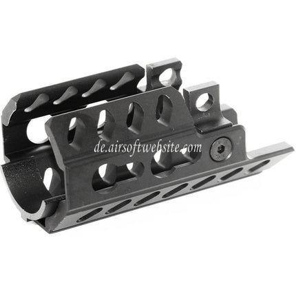 Airsoft Website 82mm Keymod Handschutz Schienen System Geeignet für WE MP5K AEG GBB SMG Gewehre Schwarz