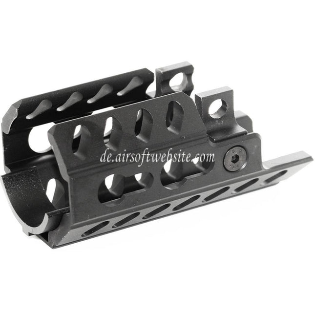 Airsoft Website 82mm Keymod Handschutz Schienen System Geeignet für WE MP5K AEG GBB SMG Gewehre Schwarz