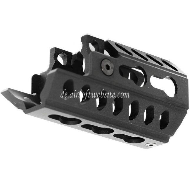 Airsoft Website 82mm Keymod Handschutz Schienen System Geeignet für WE MP5K AEG GBB SMG Gewehre Schwarz