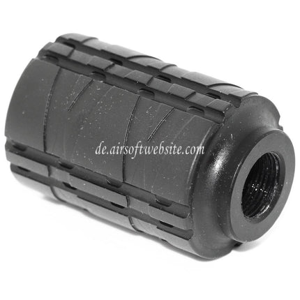 APS Type A Sound Blaster Amplifier Muzzle Mündungsfeuerdämpfer Geeignet für -14mm CCW Gegen den Uhrzeigersinn Lauf Gewehre Airsoft Schwarz