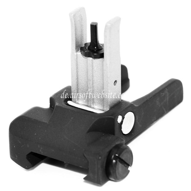 Airsoft Website KAC Stil 300M Metall Hochklappen Korn Geeignet für MK18 MOD-1 M4 M16 AEG Gewehre Black/Silber