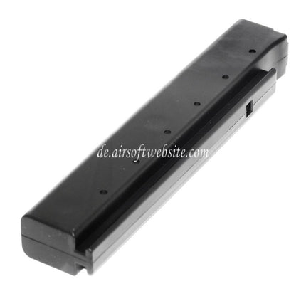 CYMA 60rds Plastik Mid-Cap Magazin Langer Typ Geeignet für King Arms Cybergun Tokyo Marui M1A1 Serie AEG Gewehre Airsoft Schwarz