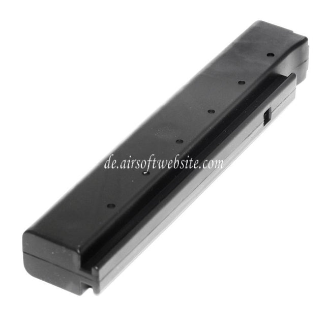 CYMA 60rds Plastik Mid-Cap Magazin Langer Typ Geeignet für King Arms Cybergun Tokyo Marui M1A1 Serie AEG Gewehre Airsoft Schwarz