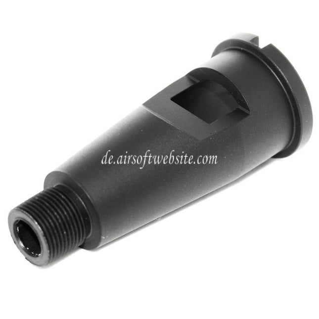 Airsoft Website 2.25/2.75 Zoll 56mm/69mm Aluminium Kurzer Äußeres Lauf Verbindungsrohr -14mm CCW Gegen den Uhrzeigersinn GBB Gewehre