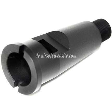 Airsoft Website 2.25/2.75 Zoll 56mm/69mm Aluminium Kurzer Äußeres Lauf Verbindungsrohr -14mm CCW Gegen den Uhrzeigersinn GBB Gewehre