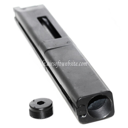 WELL 48rd Co2 Magazin Langer Typ Geeignet für G12 M11A1 Serie GBB SMG Gewehre Airsoft Schwarz