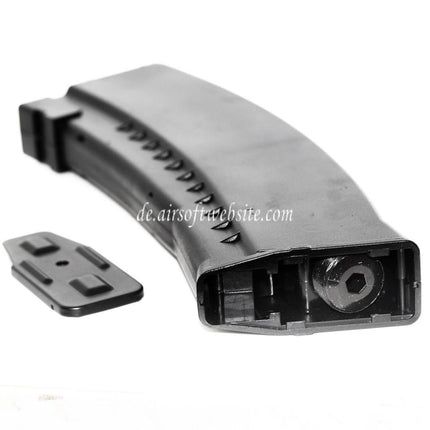WELL 40rd Co2 Magazin Geeignet für Well/WE G74A AK74 Serie GBB Gewehre Airsoft Schwarz