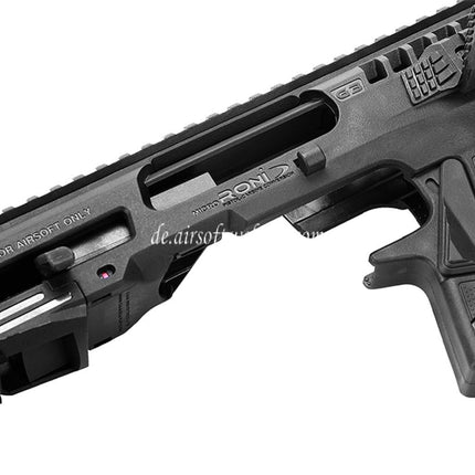 CAA Roni Pistolenkarabiner Conversion Kit Geeignet für KSC VFC Umarex Tokyo Marui G17 G18C G19 G23F Serie GBB Pistolen Airsoft