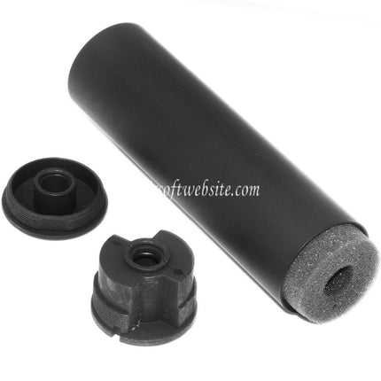 CYMA 142mm MP5SD6 Schalldämpfer Laufverlängerung AEG Gewehre Airsoft Schwarz