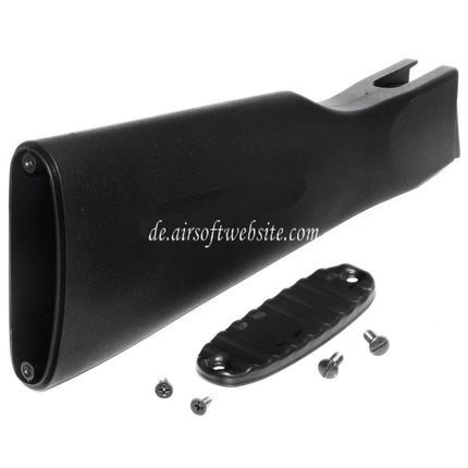 CYMA Leichtgewichtiger fester Gewehrschaft Geeignet für Tokyo Marui AK74 Serie AEG Gewehre Airsoft Schwarz