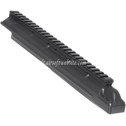 Airsoft Website Obere Empfängerabdeckung mit 20mm Taktischer Schiene Geeignet für CYMA Tokyo Marui AK Dragunov SVD AEG Gewehre Schwarz