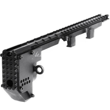 Airsoft Website 328mm Schwertfisch Umbau Schließsatz Obere Schiene Geeignet für PDW MP5K Serie AEG Gewehre Schwarz