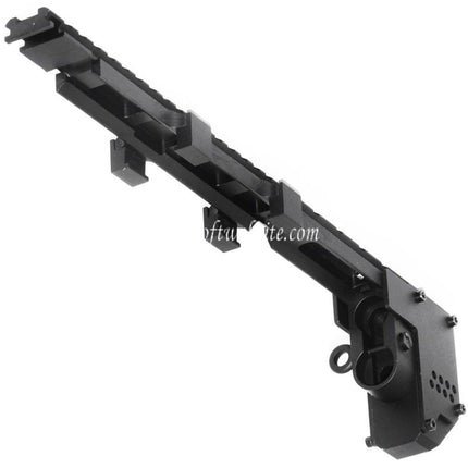 Airsoft Website 328mm Schwertfisch Umbau Schließsatz Obere Schiene Geeignet für PDW MP5K Serie AEG Gewehre Schwarz