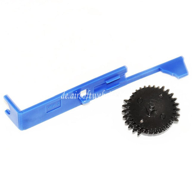SHS Doppeltes Doppelsektorgetriebe mit Stößelplatte Geeignet für Tokyo Marui Version 2 V2 Getriebe AEG Gewehre Airsoft