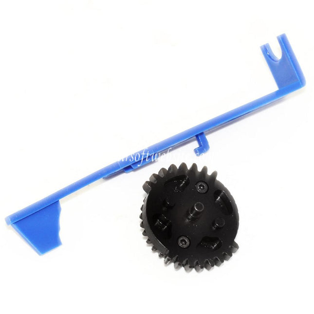 SHS Doppeltes Doppelsektorgetriebe mit Stößelplatte Geeignet für Tokyo Marui Version 2 V2 Getriebe AEG Gewehre Airsoft