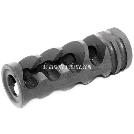 Airsoft Website 63mm DNTC 308 Type Mündungsbremse Mündungsfeuerdämpfer Geeignet für -14mm CCW Gegen den Uhrzeigersinn Lauf Gewehre