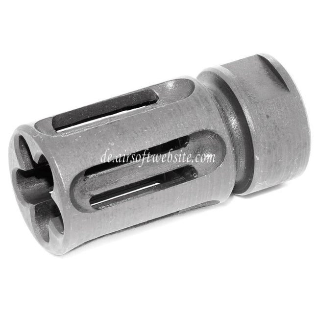 Airsoft Website 45mm Vltor Type Mündungsbremse Mündungsfeuerdämpfer Geeignet für For -14mm CCW Gegen den Uhrzeigersinn Lauf Gewehre
