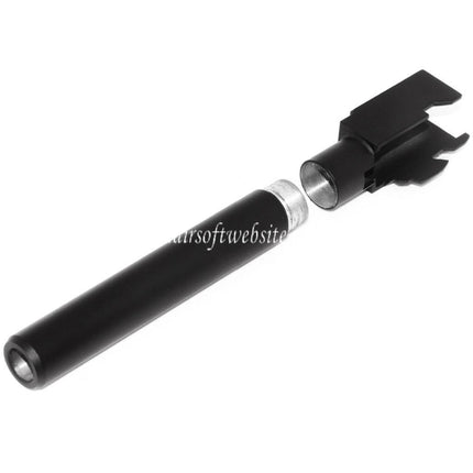 DOUBLE BELL 135mm Außen Lauf -12mm CCW gegen den Uhrzeigersinn Geeignet für DOUBLE BELL Tokyo Marui G34 Serie GBB Pistolen Airsoft