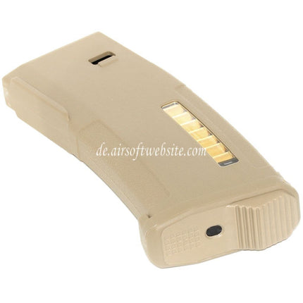 PTS 30/120rd EPM Mid-Cap Enhanced Polymer Magazin Geeignet für Tokyo Marui Rückstoßschock Nächsten Generation M4 SCAR 416D AEG Airsoft