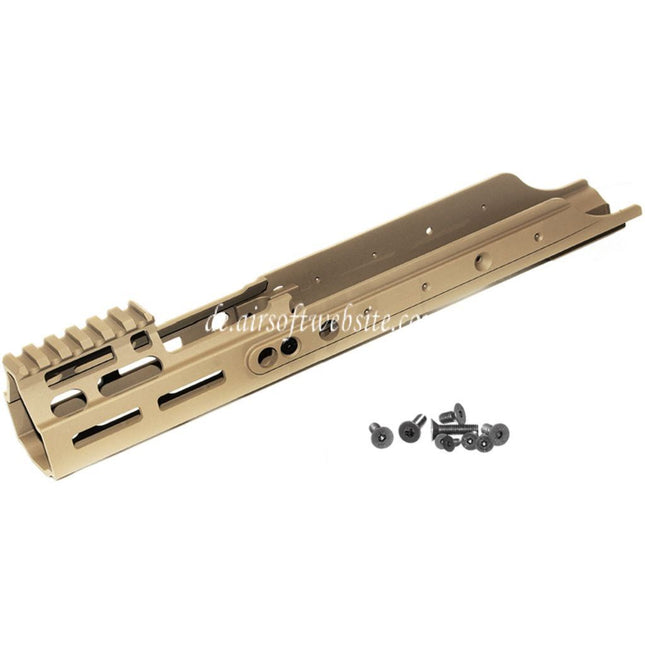 PTS Kinetic MREX M-LOK Handschutz Schienen System Geeignet für VFC WE Cybergun Tokyo Marui Recoil Shock SCAR Gewehre Airsoft