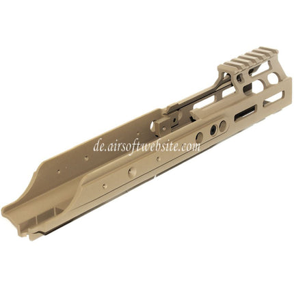 PTS Kinetic MREX M-LOK Handschutz Schienen System Geeignet für VFC WE Cybergun Tokyo Marui Recoil Shock SCAR Gewehre Airsoft