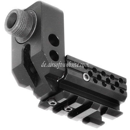 5KU SAS Front Kit Geeignet für WE (WE-TECH) Tokyo Marui G19 Serie GBB Pistolen Airsoft Schwarz