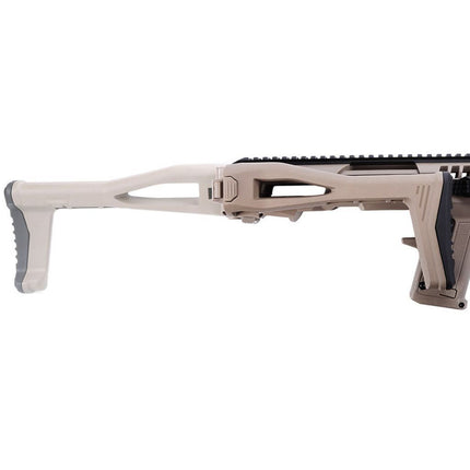 CAA Roni Pistolenkarabiner Conversion Kit Geeignet für KSC VFC Umarex Tokyo Marui G17 G18C G19 G23F Serie GBB Pistolen Airsoft