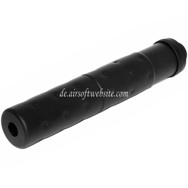 CYMA 195mm MK23 Stil Schalldämpfer Laufverlängerung Geeignet für -14mm CCW Gegen den Uhrzeigersinn Lauf Gewehre Airsoft Schwarz