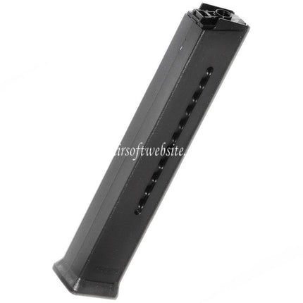 Airsoft Website 420rd Hi-Cap Magazin Geeignet für H&K Umarex UMP Serie AEG Gewehre Schwarz