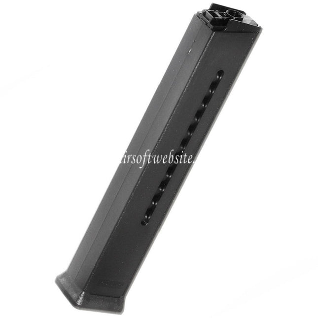 Airsoft Website 420rd Hi-Cap Magazin Geeignet für H&K Umarex UMP Serie AEG Gewehre Schwarz