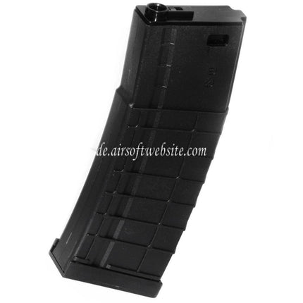 CYMA 150rd Polymer Waffle Mid-Cap Magazin Geeignet für M4 M16 Serie AEG Gewehre Airsoft Schwarz