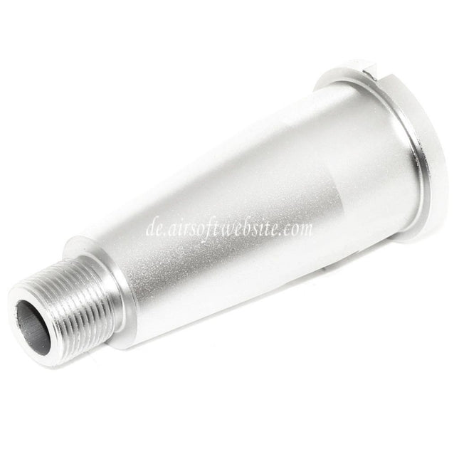 Airsoft Website 2.25/2.75 Zoll 56mm/69mm Aluminium Kurzer Äußeres Lauf Verbindungsrohr -14mm CCW Gegen den Uhrzeigersinn GBB Gewehre