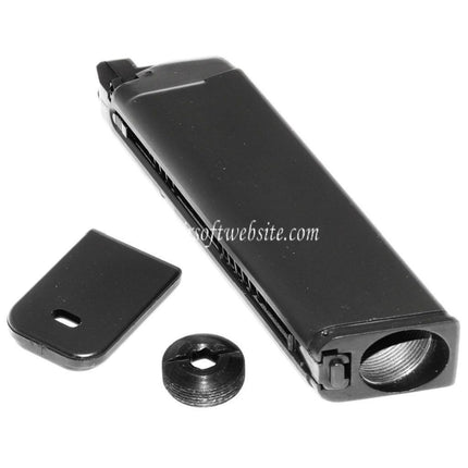 DOUBLE BELL 24rd Co2 Magazin Geeignet für G17 G18C G34 G35 G-Serie GBB Pistolen Airsoft Schwarz